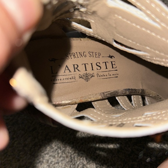 Spring Step L Artiste Multicolor Strappy Heels - Picture 7 of 13